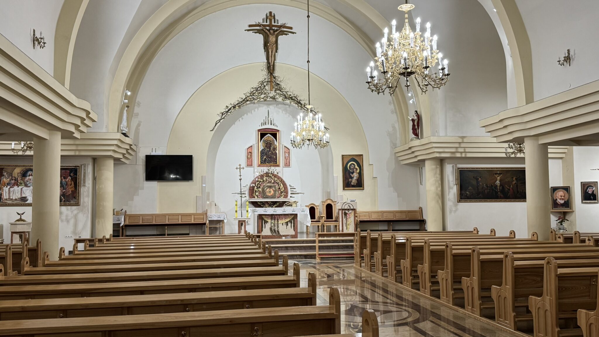 Lipa kościół wnętrze