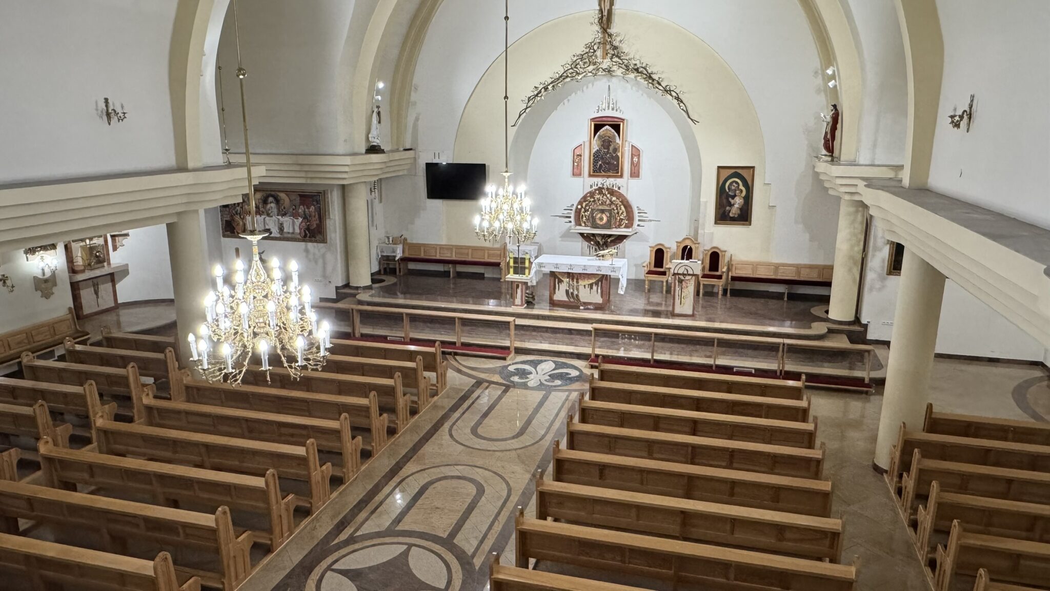 Lipa kościół wnętrze